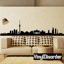 Berlin Skyline Vinyl Wall Decal or Car Sticker SS024