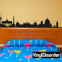 Berlin Skyline Vinyl Wall Decal or Car Sticker SS049