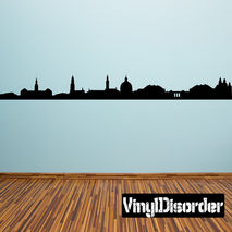 Copenhagen Skyline Vinyl Wall Decal or Car Sticker SS032