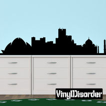 Delhi Skyline Vinyl Wall Decal or Car Sticker SS013