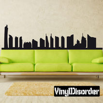 Dubai Skyline Vinyl Wall Decal or Car Sticker SS004