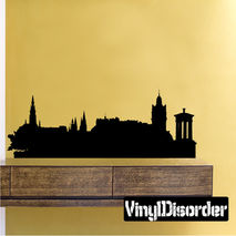 Edinburgh Skyline Vinyl Wall Decal or Car Sticker SS125