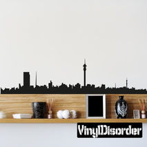 Johannesburg Skyline Vinyl Wall Decal or Car Sticker SS052