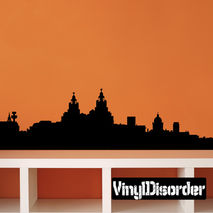 Liverpool UK Skyline Vinyl Wall Decal or Car Sticker SS114