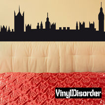 London Skyline Vinyl Wall Decal or Car Sticker SS015