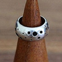 SILVER OXIDIZED RING / BRIDAL JEWELRY / WOMENS RINGS