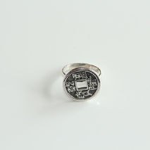 LUCKY CHINESE RING / STERLING SILVER RING / ADJUSTABLE RING