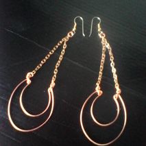 Lucky Horseshoe Hoop Earrings