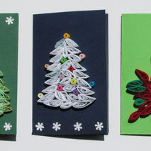 Christmas Card Set of 3 Holiday Cards, Christmas greeting cards,