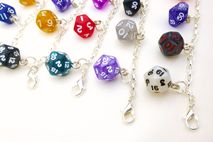 Mini Rainbow Dice Charm Bracelet