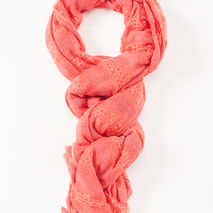 Coral Knit Scarf