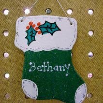 Personalized Stocking Ornament