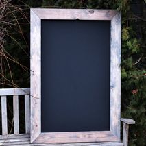 44x28 Rustic Framed Chalkboard