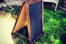 36x24 Rustic A-Frame Sandwich Chalkboard