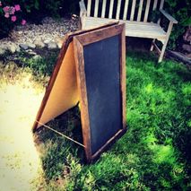 36x24 Rustic A-Frame Sandwich Chalkboard