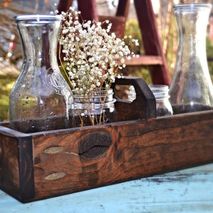 Rustic Centerpiece Caddy