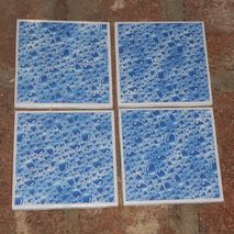 Water Droplet Coasters - Set of Four