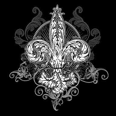 Gothic Fleur De Lis New T Shirt, S M L XL 2X 3X 4X 5X - Floozees