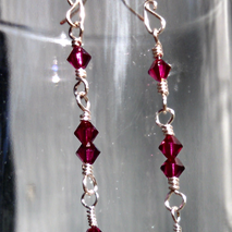 Sterling Silver - 1-2-3 Earrings