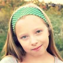 Fabric Headband for Women Teens or Girls - Green