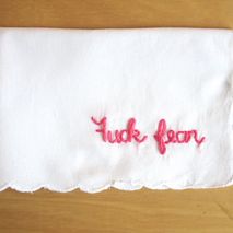 Funny Fuck Fear Inspiration Handkerchief Gift