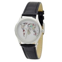 Ladies World Map Watch (Colorful)