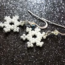 Snowflake Beading Earrings