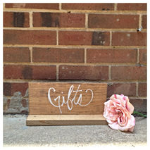 Wedding Gift or Card Table Top Sign