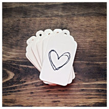 Favor Tags, Wedding Tags, Gift Tags, Welcome Bag Wedding Heart T