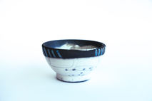 ceramic bowl in raku pottery