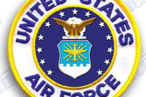 united states  AIR FORCE -  military armed forces  - iron on 100