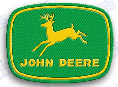 john deere - iron on 100% embroidered embroidery patches patch ...