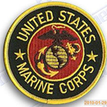 united states  marines  -  military armed forces  - iron on 100%