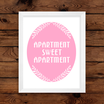 Apartment Sweet Apartment Wall Art Print