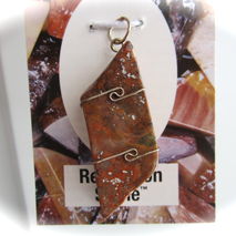 Jasper Revelation Stone Silver Pendant