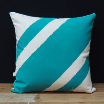 Cushion/Pillow - Stripe Me Mint