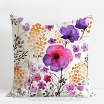 Garden Flowers Pillow Cover