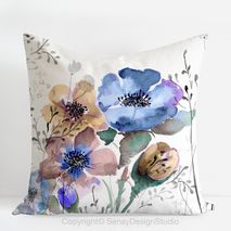 Mountain Flowers Pillow Cover