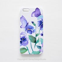 Pansies and Butterflies Smartphone Case