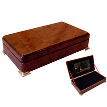 Jewelry box, jewelry casket made of natural obsidian | jewelry