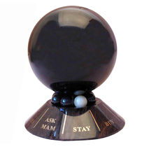 Fortune teller made of natural obsidian | gift for superstitious