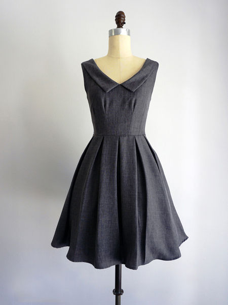 Sunday Dress | Charcoal - apricity - PinkLion