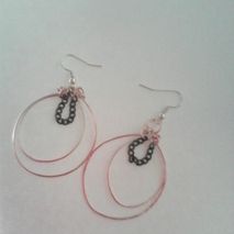 Rose Gold Double Hoop Earrings