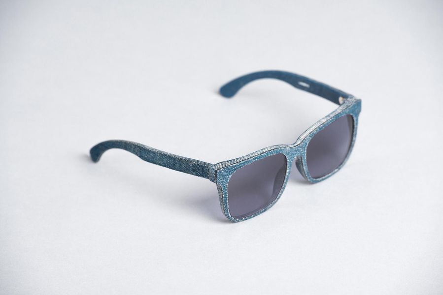 Celsius Indigo Solid Denim Sunglasses Mosevic Pinklion