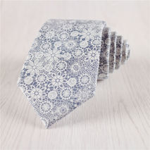blue floral ties.floral printed ties.wedding neckties+nt139