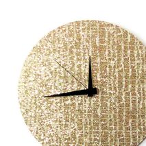 Gold Glitter Wall Clock