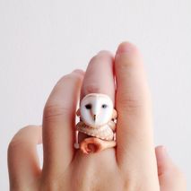 Owl Ring Set