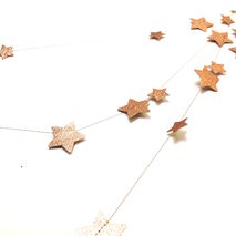 Constellation : Copper Garland 10 Foot Glitter Garland