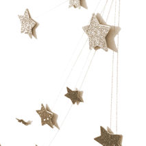 Constellation : Champagne Garland 10 Foot Glitter Garland