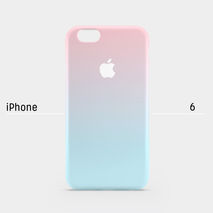 iPhone case - Pastel Gradation Pink Blue case non-glossy L10